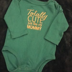 6M Carter’s long sleeve onesie